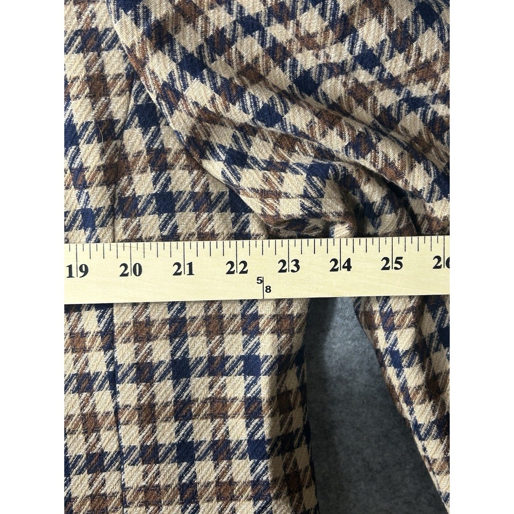 Vintage Pendleton Women's Houndstooth Blazer Jacket 100% Virgin Wool USA 80s 90s - Picture 3 of 13